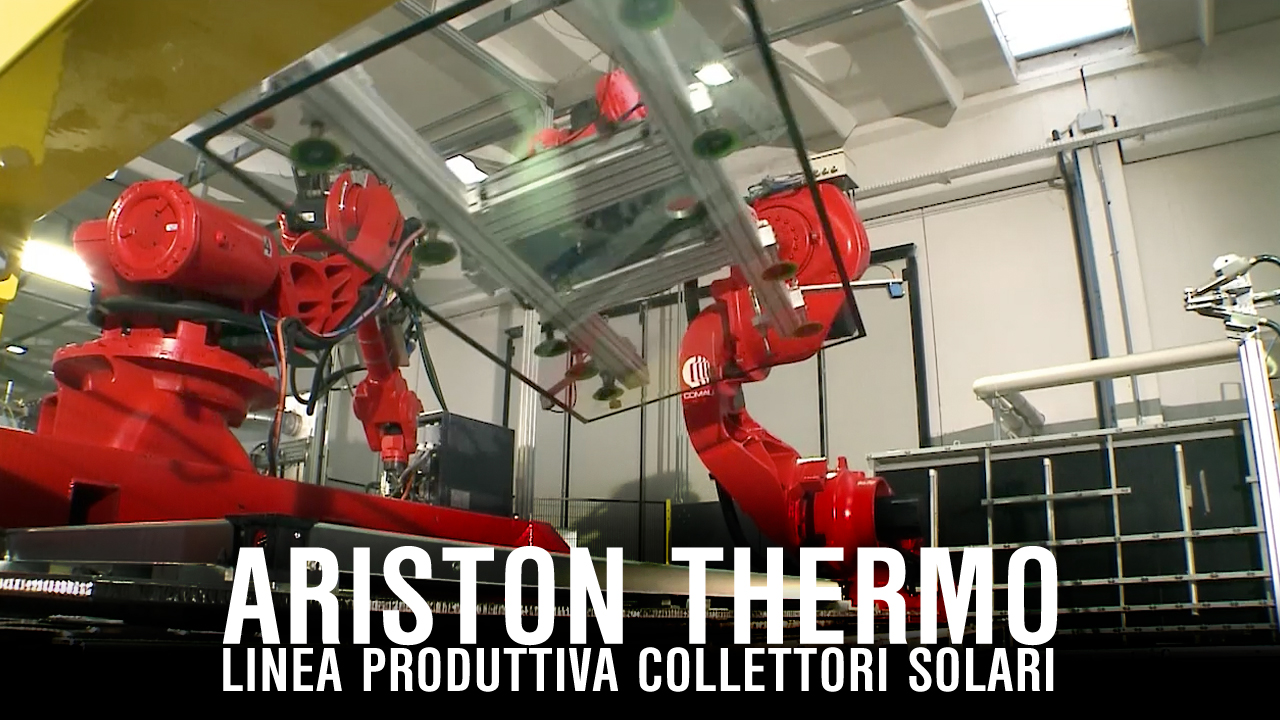 ariston thermo linea produttiva collettori solari